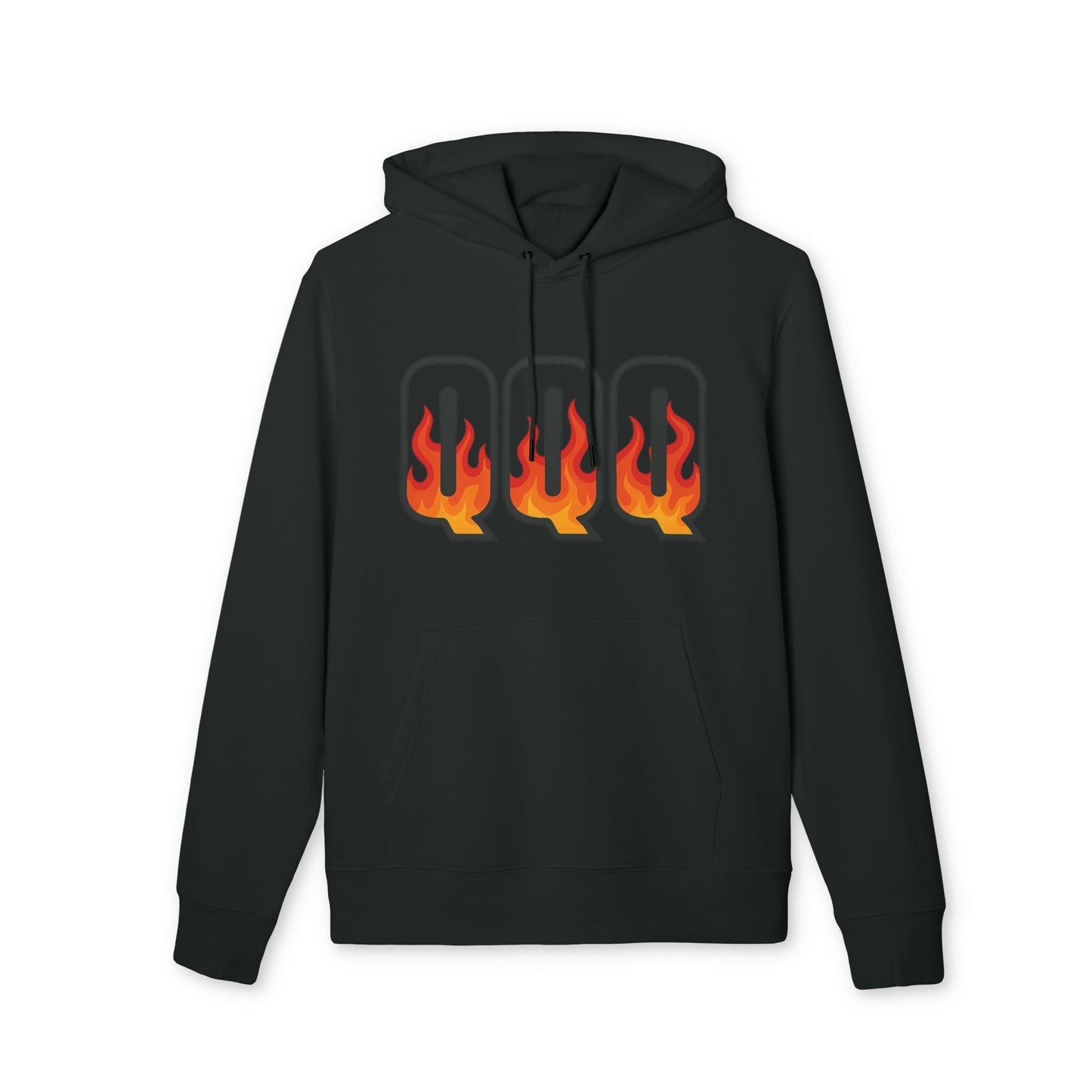 Trendy Unisex Hoodie with Flame Design, Casual Streetwear, Gift for Him/Her, Cool Graphic Sweatshirt, Summer/Fall Casual Wear