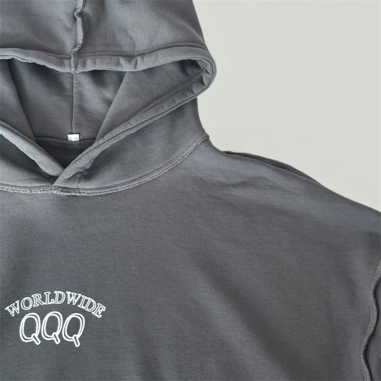 QQQ Worldwide Premium Cozy Hoodie – GREY