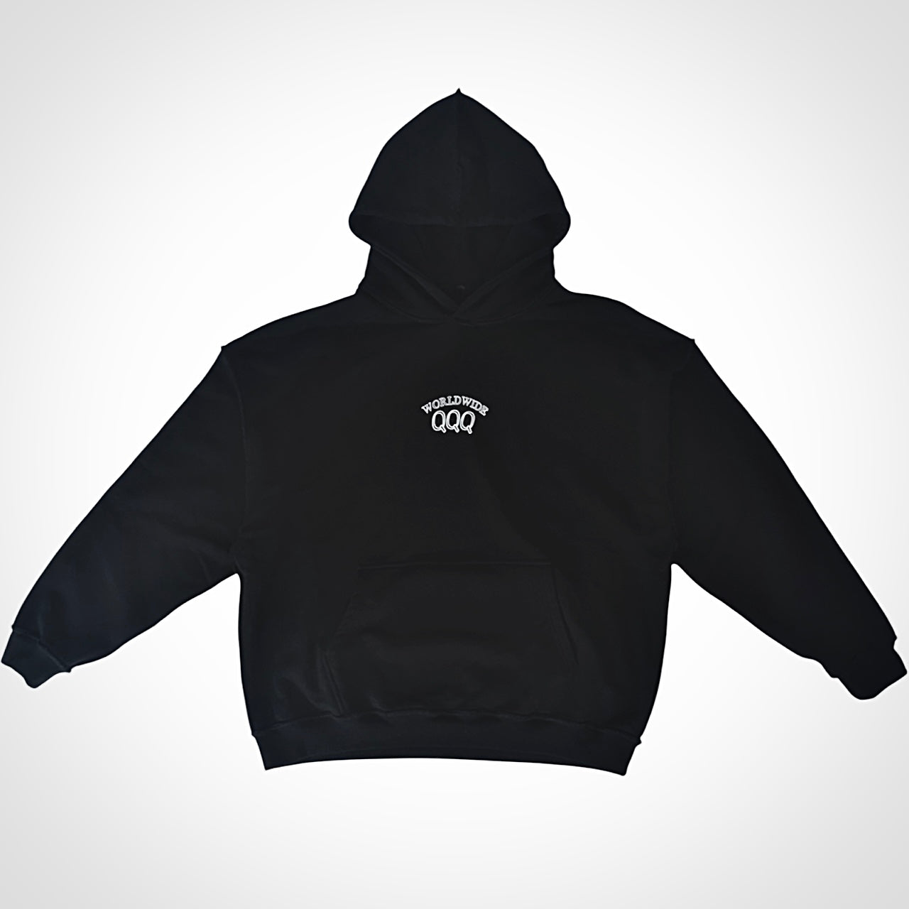 QQQ Worldwide Premium Cozy Hoodie – BLACK